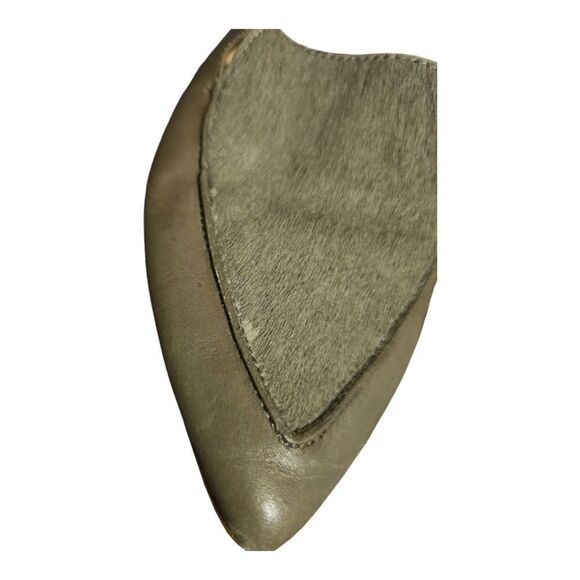 MADEWELL Smoked Graphite Taupe Calf Hair Slip-On Loafers - Size 7 - Picture 7 of 10